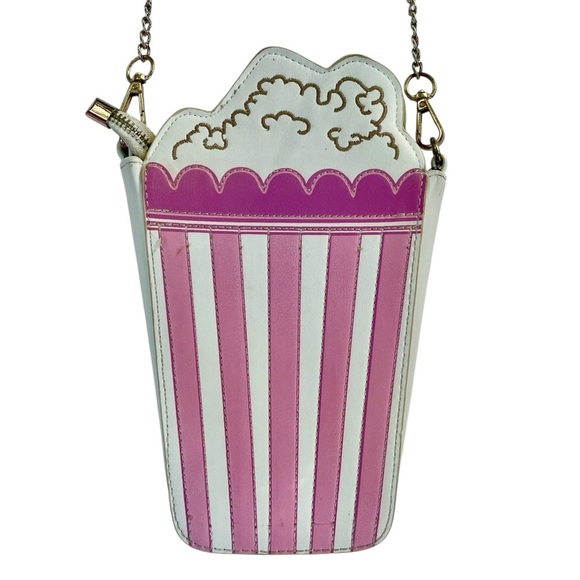 Kawaii Retro Popcorn Box Crossbody bag | Cute Kidcore Festival Weirdcore Purse - Picture 3 of 16
